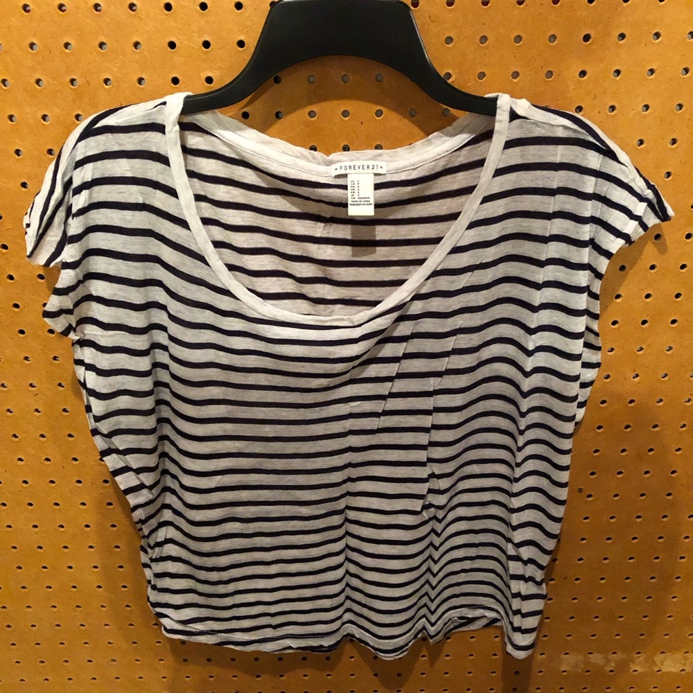 Forever 21 Striped Tee Shirt Top